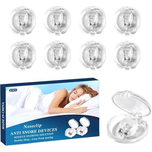 Sleep Clips Anti Snoring Nose Clips (8pcs)