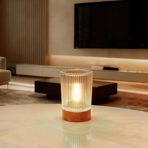 Battery Operated Nightlight with Timer and Warm Lights