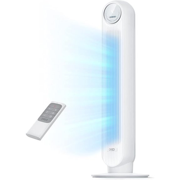 Dreo Tower Fan for Bedroom with Oscillation and Timer