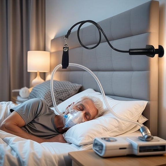 CPAP Hose Holder for Bed and Sleep