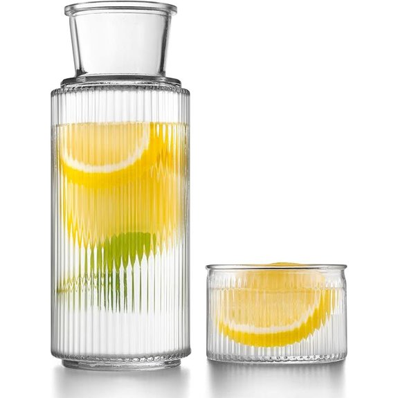Bedside Water Carafe and Glass Set
