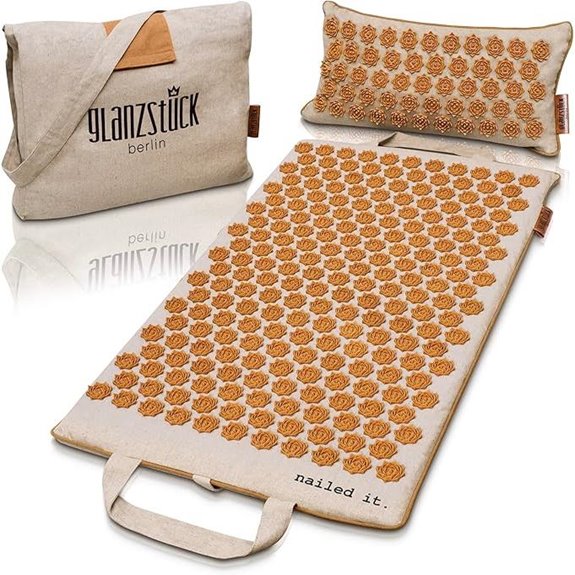Glanzstück Berlin Acupressure Mat Set with Pillow