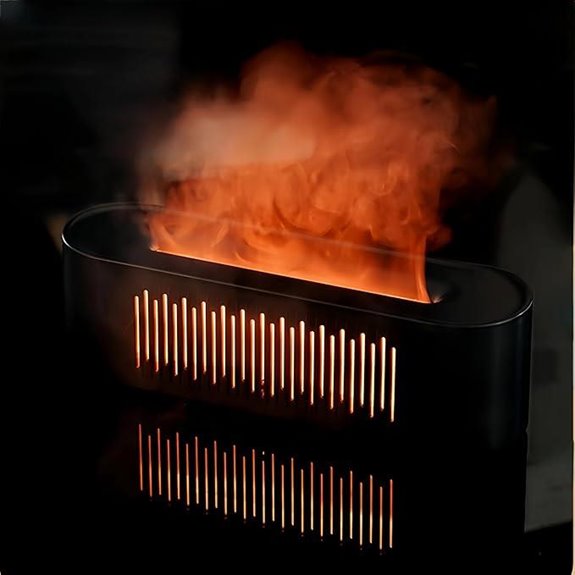 NEX&CO Black Ultrasonic Aromatherapy Diffuser with Colors