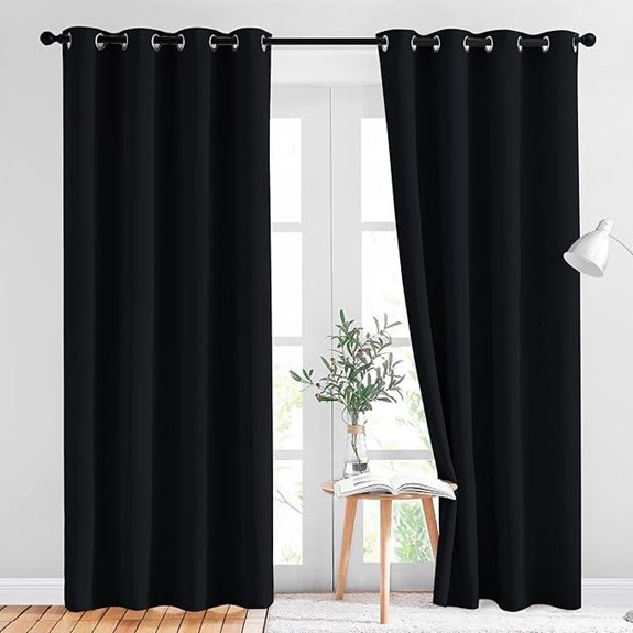 NICETOWN Blackout Curtains 84 inches Set of 2
