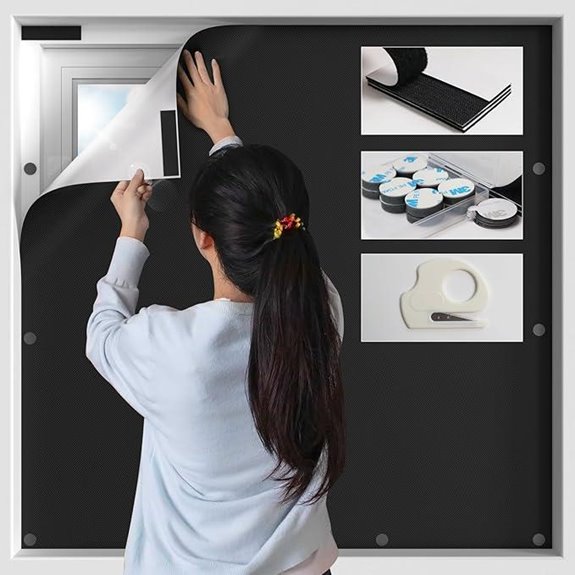 Magnetic Blackout Curtains for Travel and Bedroom