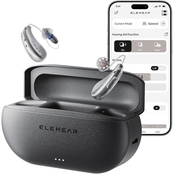 ELEHEAR AI Hearing Aids with Bluetooth & App Control