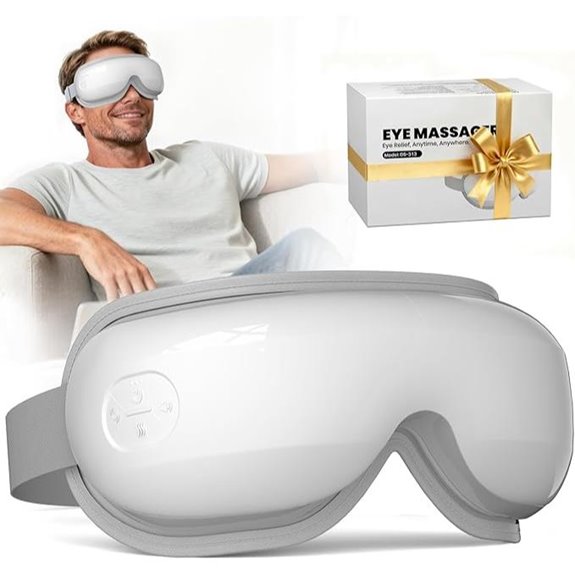 Heated Bluetooth Eye Massager for Migraine Relief