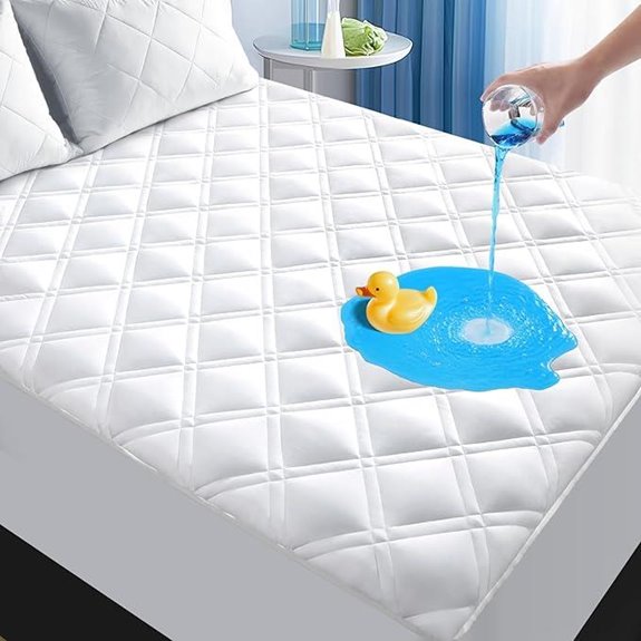 Breathable Waterproof Queen Mattress Protector