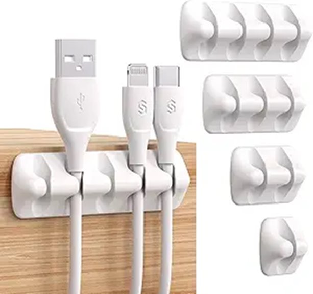 Syncwire Cable Clips - 5 Pack Cord Organizer
