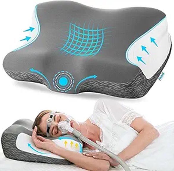 Elviros Cervical Neck Pillow for Sleep & CPAP