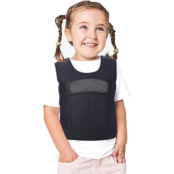 child s removable weight vest