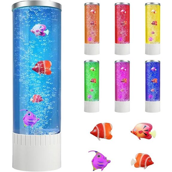 Brewish Bubble Lamp with Color-Changing LED Fish Tank