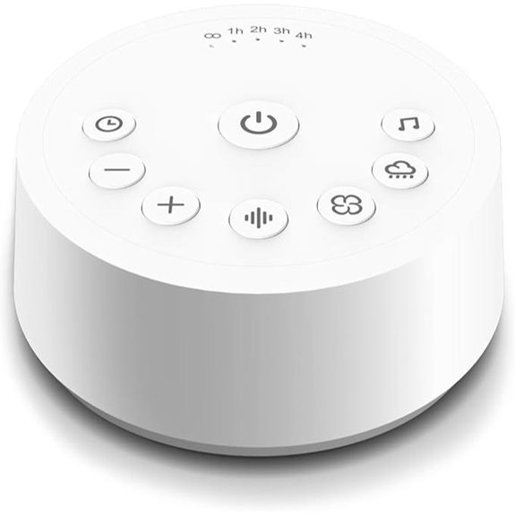 Color Noise Sleep Machine with 25 Sounds & Timers