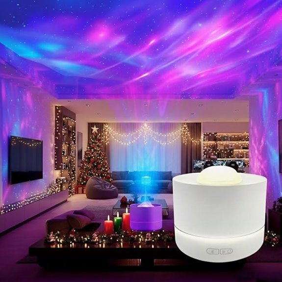 Northern Lights Projector with 12 RGB Color Patterns