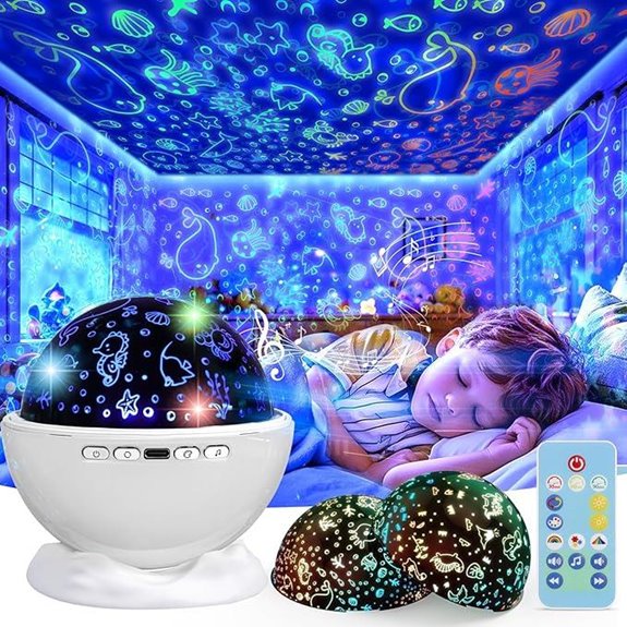 Kids Star Night Light Projector with 54 Colors