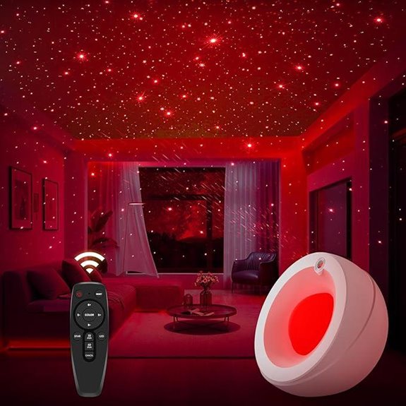 Sensory Night Light with Red Light Therapy and Colors