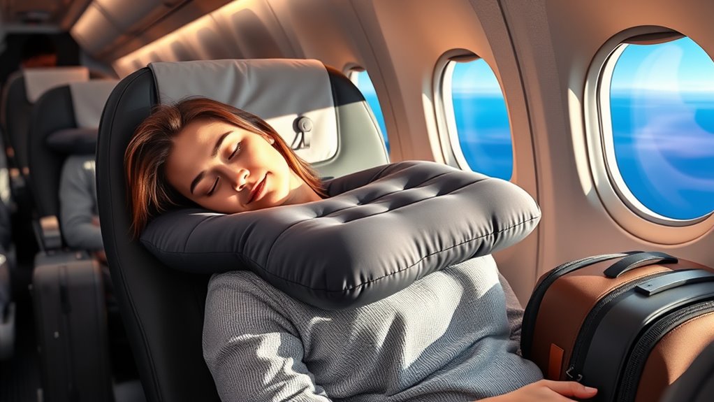 comfortable adjustable travel pillow
