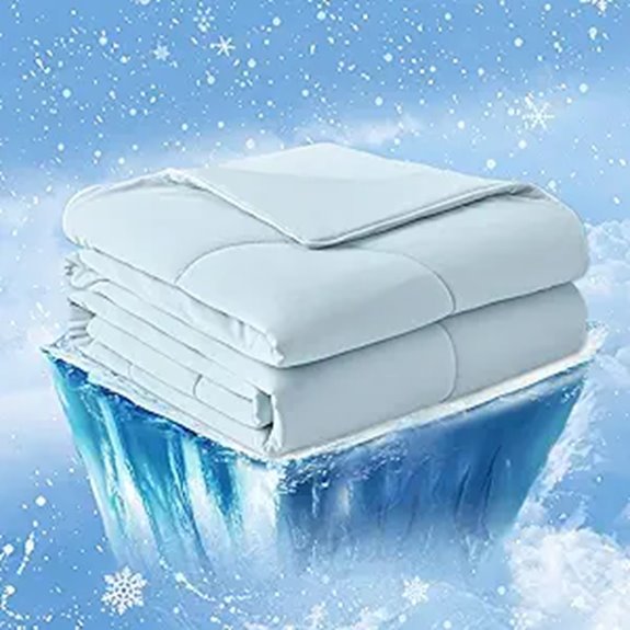 Cozy Bliss Cooling Queen Comforter for Hot Sleepers