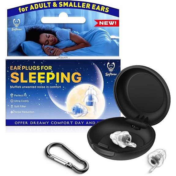 Ultra-Comfy Reusable Ear Plugs for Sleep & Noise Reduction
