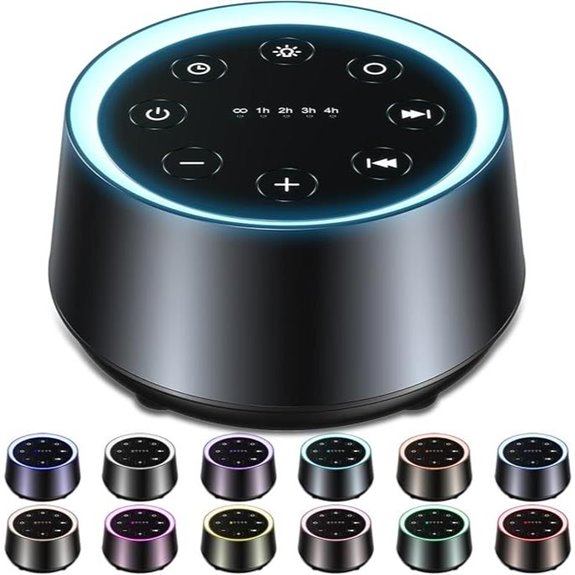 EasyHome Sleep Sound Machine with Soothing Sounds
