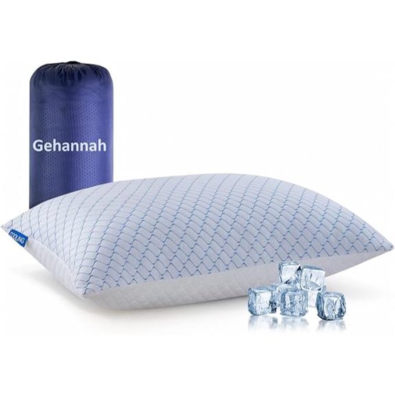 Gehannah Travel Pillow - Compressible Memory Foam Support