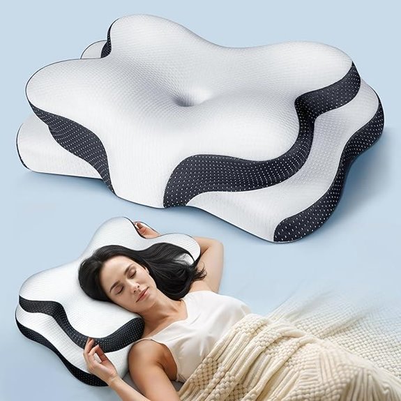 Osteo Cervical Support Neck Pillow with Cooling Foam