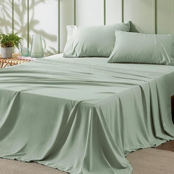 Bedsure Queen Sheet Set - Microfiber Cooling Bedding