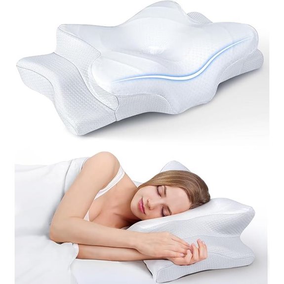 Cooling Orthopedic Cervical Memory Foam Pillow