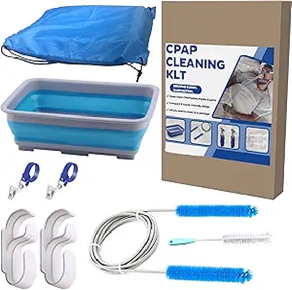 CPAP Cleaning Kit with Brushes Basin and Accessories