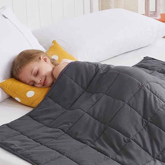 CuteKing 7lbs Weighted Blanket for All-Season Comfort