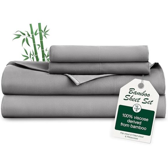 Love's Cabin Queen Bamboo Sheet Set with Deep Pockets