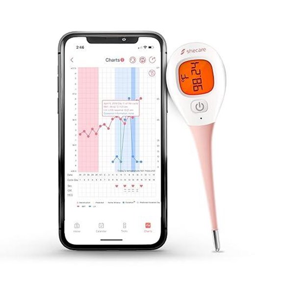 Fertility Digital Basal Body Thermometer with App
