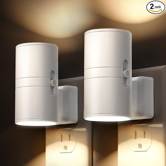 L LOHAS Dimmable Plug-in Night Light (2 Pack)