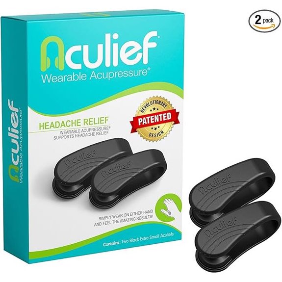 Aculief Wearable Acupressure Clip (Pack of 2)