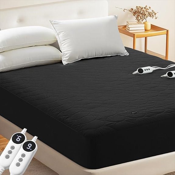 MASVIS King Heated Mattress Pad with Dual Controls