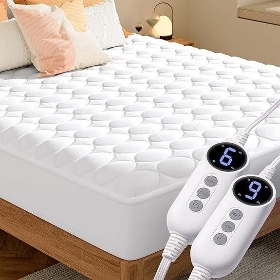 MASVIS King Heated Mattress Pad with Dual Control
