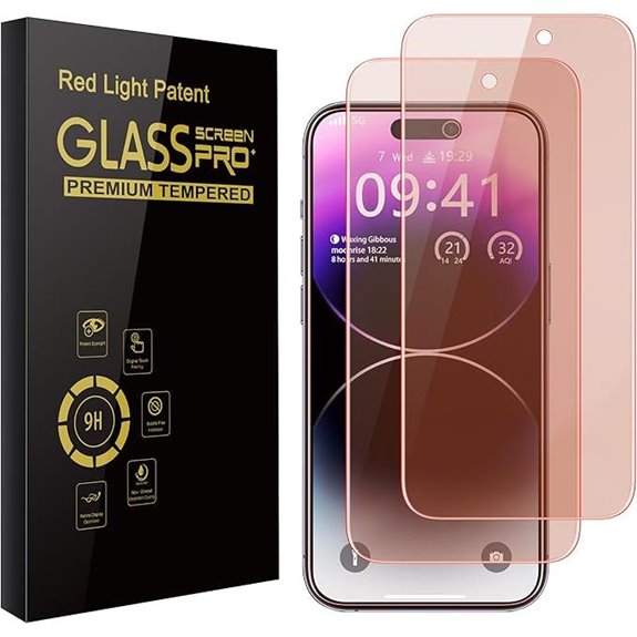 2 Pack iPhone 15 Pro Max Screen Protectors