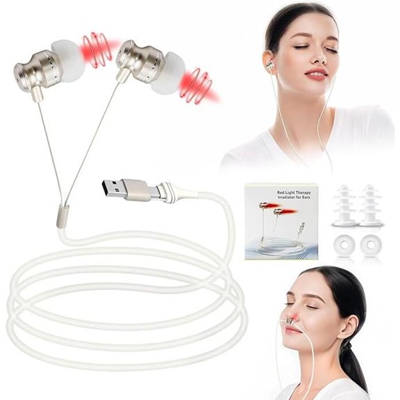 2-in-1 Red Light Therapy Device for Nose & Ears