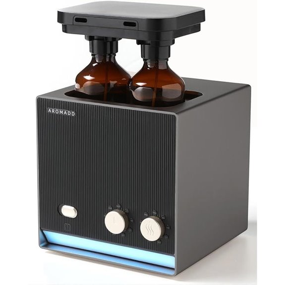 Smart Aroma Dual-Scent Waterless Diffuser for Home & Office