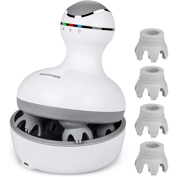 Cotsoco Electric Scalp & Back Massager with 4 Heads