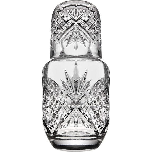Crystal Bedside Water Carafe and Tumbler Set