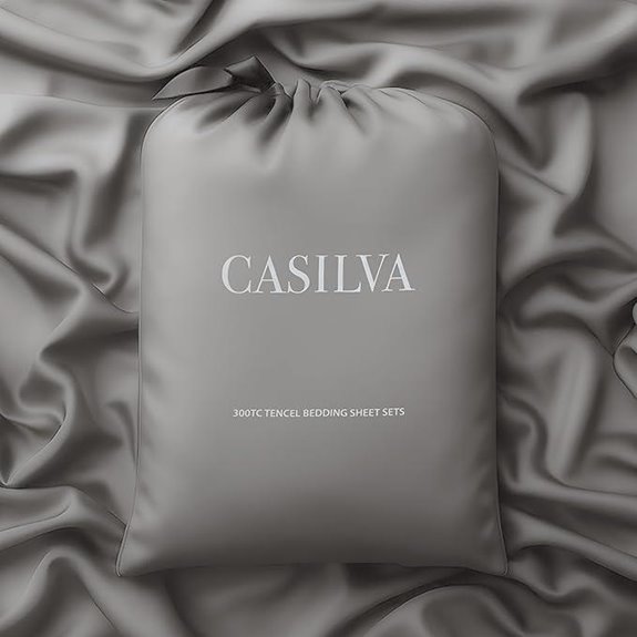 CASILVA Eucalyptus Sheets with Silver King Set