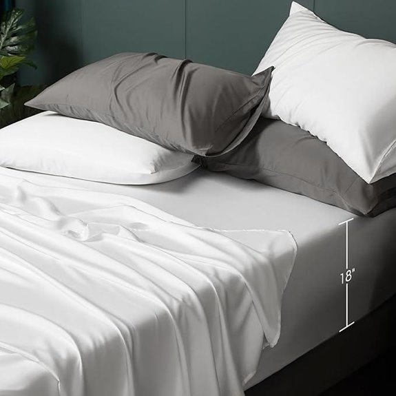 HYPREST Eucalyptus Tencel King Sheets Extra Deep Pocket