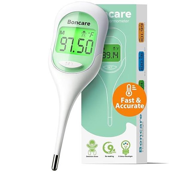 Boncare 9-Second Basal Body Thermometer
