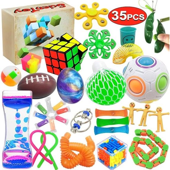 Scientoy Fidget Toy Set for Stress Relief and Autism