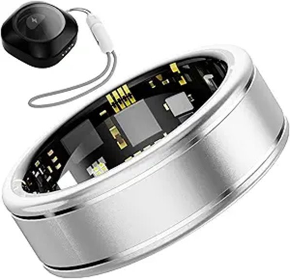 Smart Fitness Ring with Heart Rate & Sleep Monitoring