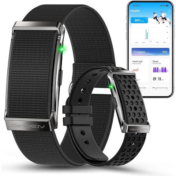 fitness wristband with heart rate
