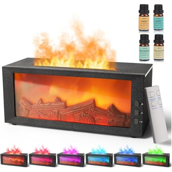 BOHOFAM Flame Air Diffuser with Oils 300ML