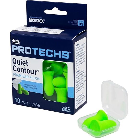 Flents Foam Ear Plugs 10 Pairs NRR 33