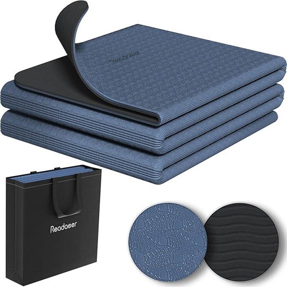 Readaeer Foldable Yoga Mat with Carrying Bag